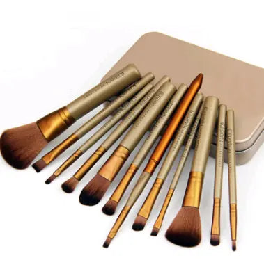 12 makeup brush sets iron box makeup tools makeup tools - Image #5