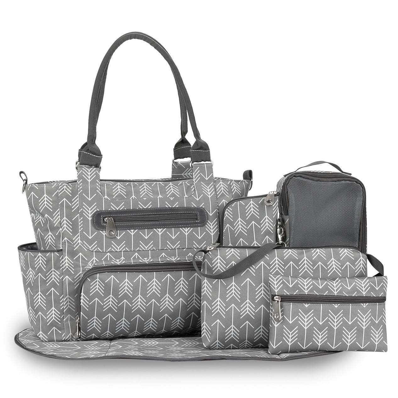Large capacity diaper bag for baby mom